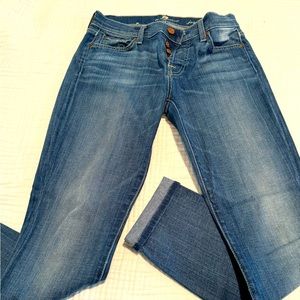 7 For All Mankind Josefina Skinny Boyfriend Size 23